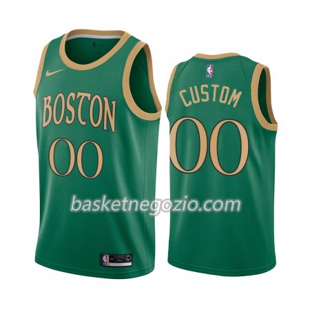 Canotte Uomo Boston Celtics Personalizzate 2019-20 Nike City Edition Swingman